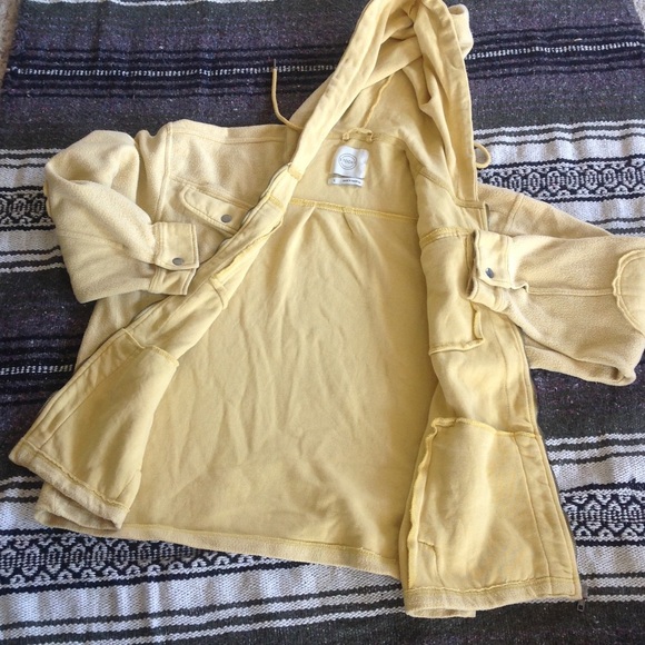 STOOSH SWEATSHIRT MATERIAL FULL ZIP JACKET-SZ L - Picture 3 of 3